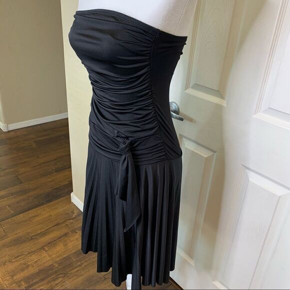 Soprano Strapless Black Dress Size Medium - Picture 4 of 10